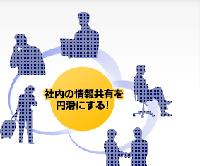 社内の情報共有を円滑にする!